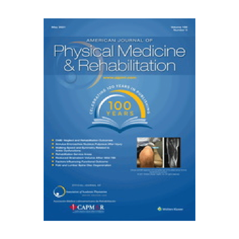 American Journal of Physical Medicine Rehabilitation 01