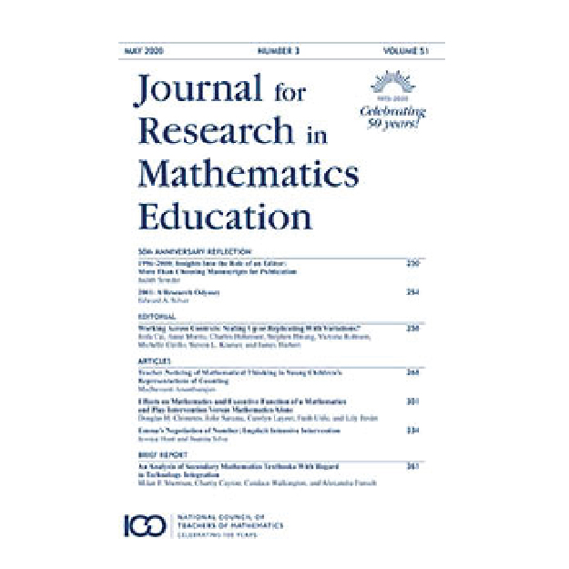 Journal for Research in Mathematics Education 01