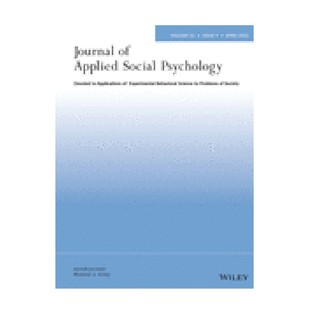 Journal of Applied Social Psychology 01