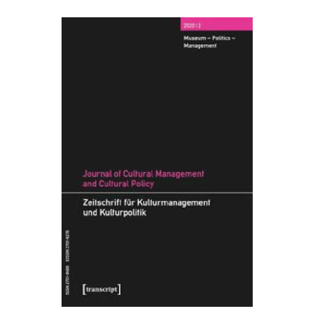 Journal of Cultural Management and Cultural Policy 01